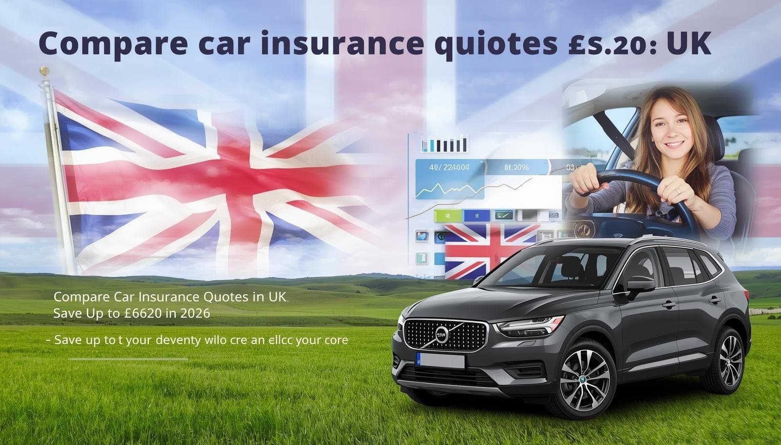 Compare Car Insurance Quotes in UK – Save Up to £620 in 2026