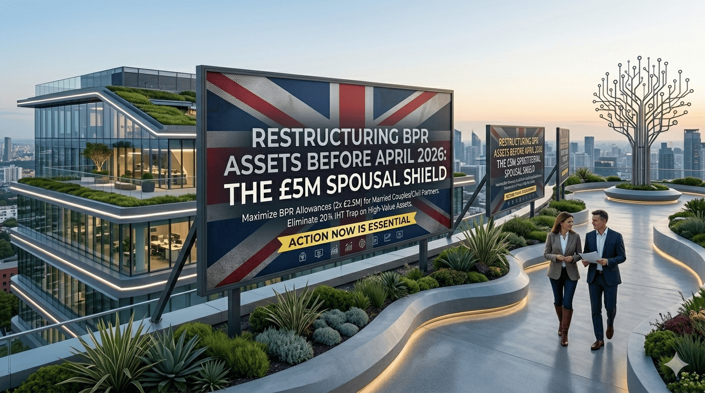 Restructuring BPR Assets Before April 2026 UK: The £5M Spousal Shield